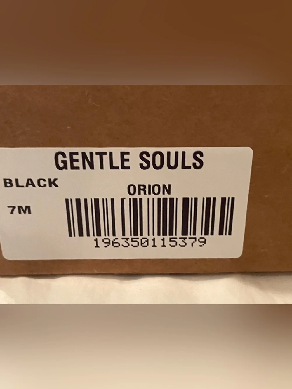 Gentle Souls Orion Black Pebble Leather Crisscross Platform Slide Sz 7 BNWB - Picture 7 of 7